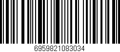 Código de barras (EAN, GTIN, SKU, ISBN): '6959821083034'