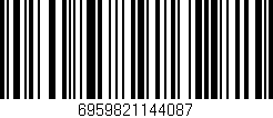 Código de barras (EAN, GTIN, SKU, ISBN): '6959821144087'
