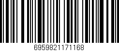 Código de barras (EAN, GTIN, SKU, ISBN): '6959821171168'