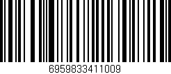 Código de barras (EAN, GTIN, SKU, ISBN): '6959833411009'