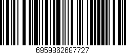 Código de barras (EAN, GTIN, SKU, ISBN): '6959862687727'