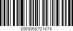Código de barras (EAN, GTIN, SKU, ISBN): '6959956701674'