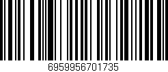 Código de barras (EAN, GTIN, SKU, ISBN): '6959956701735'