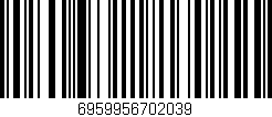 Código de barras (EAN, GTIN, SKU, ISBN): '6959956702039'