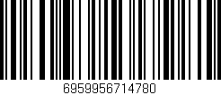 Código de barras (EAN, GTIN, SKU, ISBN): '6959956714780'