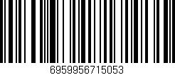 Código de barras (EAN, GTIN, SKU, ISBN): '6959956715053'