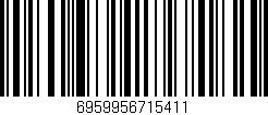 Código de barras (EAN, GTIN, SKU, ISBN): '6959956715411'