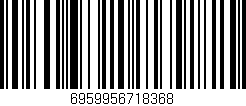 Código de barras (EAN, GTIN, SKU, ISBN): '6959956718368'