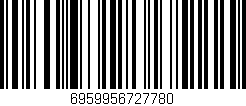 Código de barras (EAN, GTIN, SKU, ISBN): '6959956727780'