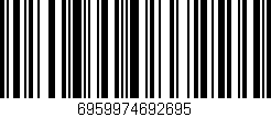 Código de barras (EAN, GTIN, SKU, ISBN): '6959974692695'
