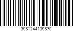 Código de barras (EAN, GTIN, SKU, ISBN): '6961244139670'