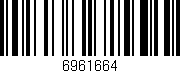 Código de barras (EAN, GTIN, SKU, ISBN): '6961664'