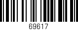 Código de barras (EAN, GTIN, SKU, ISBN): '69617'