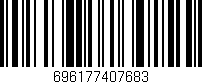 Código de barras (EAN, GTIN, SKU, ISBN): '696177407683'
