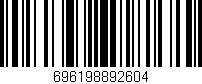 Código de barras (EAN, GTIN, SKU, ISBN): '696198892604'