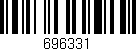 Código de barras (EAN, GTIN, SKU, ISBN): '696331'