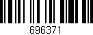 Código de barras (EAN, GTIN, SKU, ISBN): '696371'