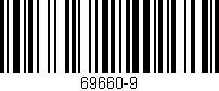 Código de barras (EAN, GTIN, SKU, ISBN): '69660-9'
