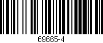 Código de barras (EAN, GTIN, SKU, ISBN): '69665-4'