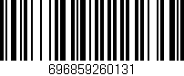 Código de barras (EAN, GTIN, SKU, ISBN): '696859260131'