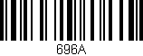 Código de barras (EAN, GTIN, SKU, ISBN): '696A'