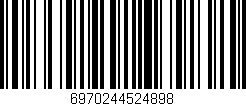 Código de barras (EAN, GTIN, SKU, ISBN): '6970244524898'
