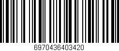 Código de barras (EAN, GTIN, SKU, ISBN): '6970436403420'