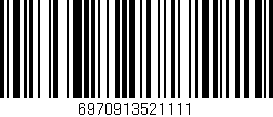 Código de barras (EAN, GTIN, SKU, ISBN): '6970913521111'