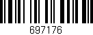 Código de barras (EAN, GTIN, SKU, ISBN): '697176'