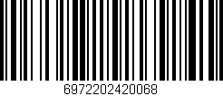 Código de barras (EAN, GTIN, SKU, ISBN): '6972202420068'