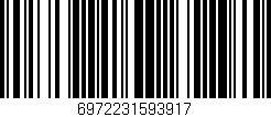 Código de barras (EAN, GTIN, SKU, ISBN): '6972231593917'