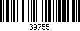 Código de barras (EAN, GTIN, SKU, ISBN): '69755'