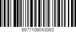 Código de barras (EAN, GTIN, SKU, ISBN): '6977108043083'