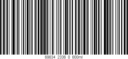Código de barras (EAN, GTIN, SKU, ISBN): '69834_2336_0_800ml'