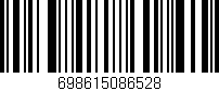 Código de barras (EAN, GTIN, SKU, ISBN): '698615086528'