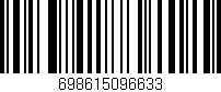 Código de barras (EAN, GTIN, SKU, ISBN): '698615096633'