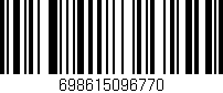 Código de barras (EAN, GTIN, SKU, ISBN): '698615096770'