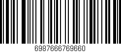 Código de barras (EAN, GTIN, SKU, ISBN): '6987666769660'