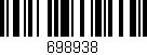 Código de barras (EAN, GTIN, SKU, ISBN): '698938'
