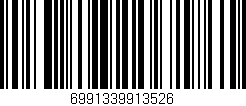 Código de barras (EAN, GTIN, SKU, ISBN): '6991339913526'