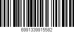 Código de barras (EAN, GTIN, SKU, ISBN): '6991339915582'