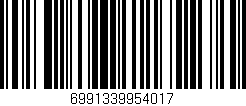 Código de barras (EAN, GTIN, SKU, ISBN): '6991339954017'