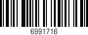 Código de barras (EAN, GTIN, SKU, ISBN): '6991716'