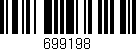 Código de barras (EAN, GTIN, SKU, ISBN): '699198'