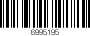 Código de barras (EAN, GTIN, SKU, ISBN): '6995195'