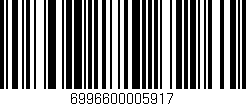 Código de barras (EAN, GTIN, SKU, ISBN): '6996600005917'
