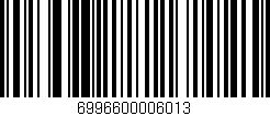 Código de barras (EAN, GTIN, SKU, ISBN): '6996600006013'