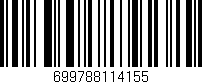 Código de barras (EAN, GTIN, SKU, ISBN): '699788114155'