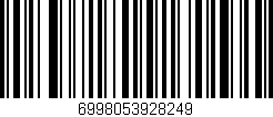 Código de barras (EAN, GTIN, SKU, ISBN): '6998053928249'