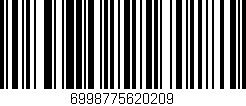 Código de barras (EAN, GTIN, SKU, ISBN): '6998775620209'